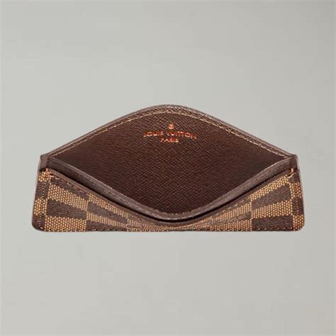 louis vuitton card holder damier ebene|damier canvas card holders.